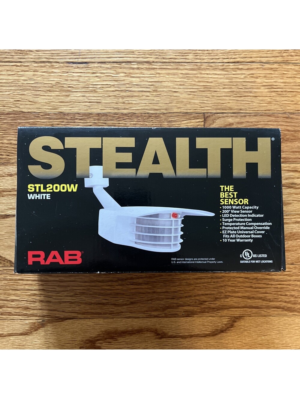 RAB Lighting Stealth STL200W Outdoor Motion Sensor 200 Degree White New